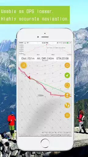 Play Geographica [Offline GPS APP] as an online game Geographica [Offline GPS APP] with UptoPlay